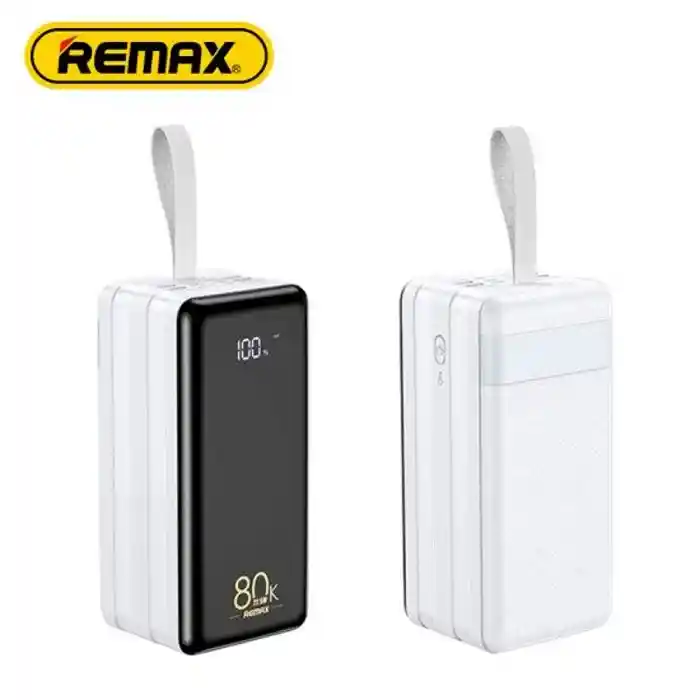 Remax RPP-291 80000mAh Chinen Series PD 20W + QC 22.5W Fast Charging Power Bank with LED Light